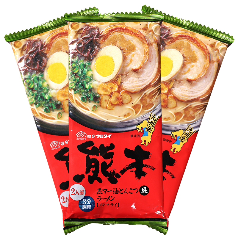 玛尔泰方便面日本进口面条marutai玛尔泰熊本蒜香豚骨猪骨汤速食拉面日式方便面1g 3包装 价格图片品牌报价 苏宁易购杰兴进口零食专营店
