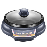 美的(Midea)电火锅HS136B 电炖锅电热锅MR-FK130S家用 FZ