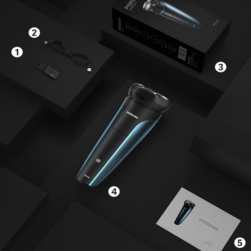 博锐poree电动剃须刀