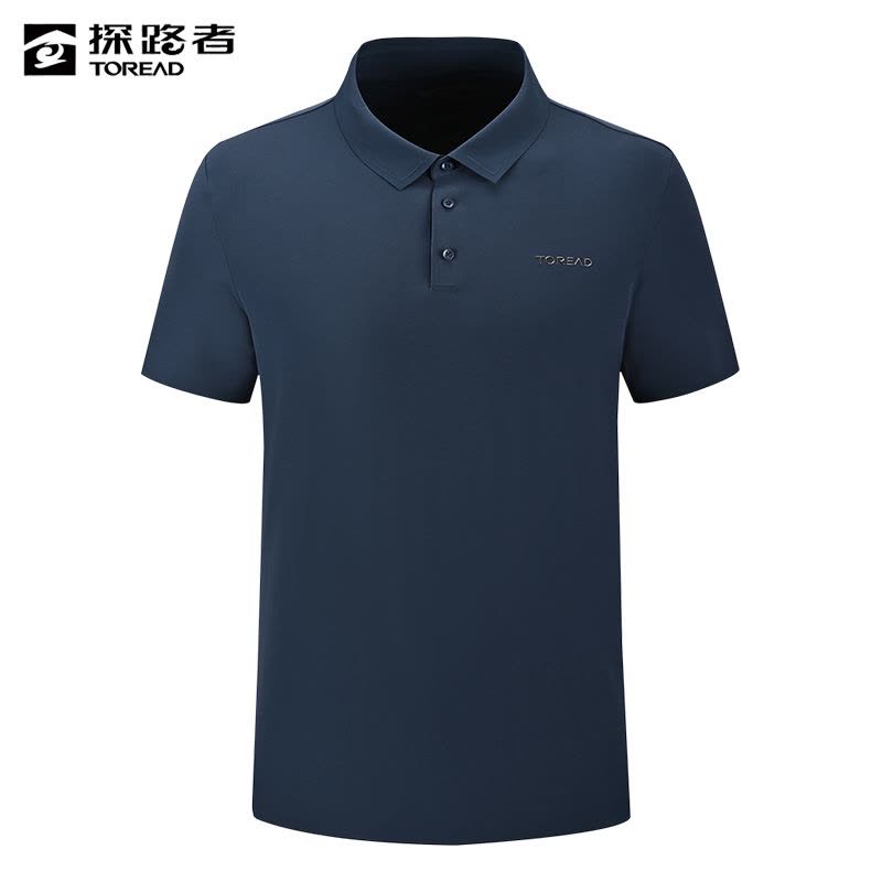 探路者 男式POLO短袖T恤 TAJJAN81592/件图片