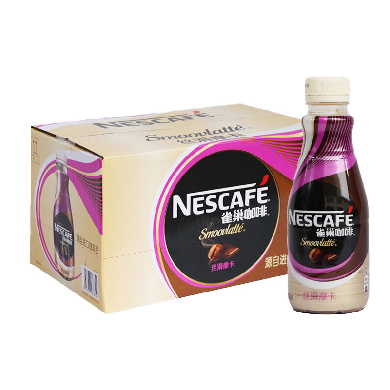 雀巢咖啡Nestle即饮摩卡咖啡268ml*15瓶三合一即饮咖啡瓶装高清大图