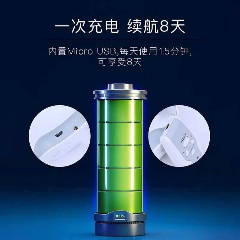 上亨颈椎按摩器SHZH-JZY002白色高清大图