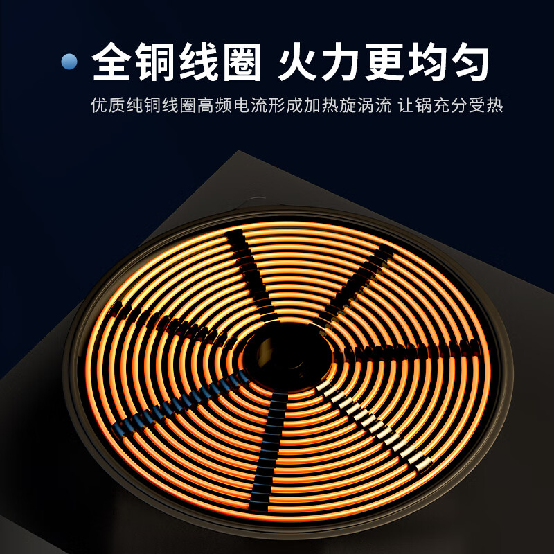 汇泉商用大功率80电磁炉HCDCL-D800-GD 强劲火力高效节能商用厨房高清大图