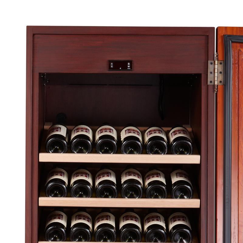 美晶rachingms700实木压缩机红酒柜定制恒温酒柜葡萄酒冷藏柜100120支