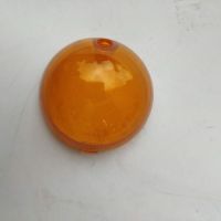电动车欧版小龟王转向灯小绵羊龟五前后方向灯转弯灯指示灯壳熏黑 黄色灯壳一个(前后通用)