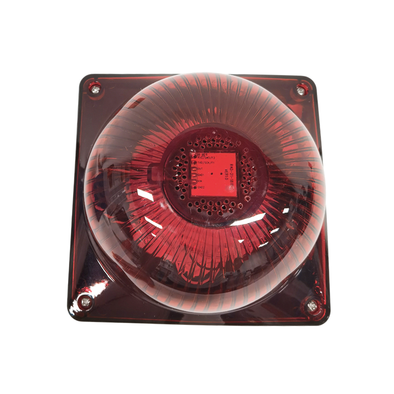 亮视 OX6 1.6W IP65 续航时间≥24h 3.7V 红色 太阳能声光警示灯 红色高清大图