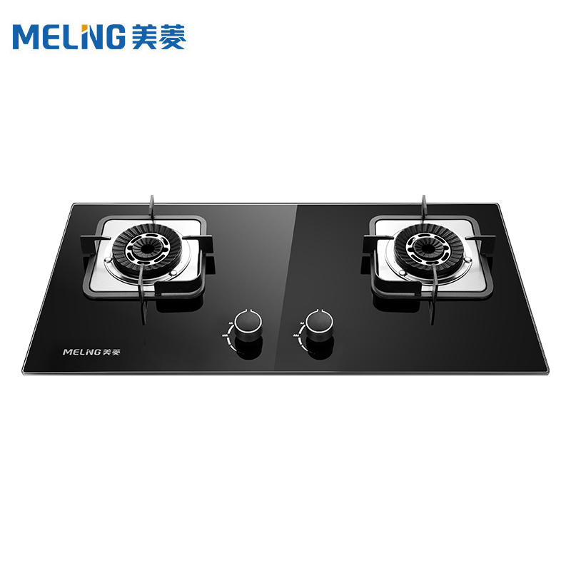 美菱(MEILING) 燃气灶JZY-MZ-242A 台嵌两用 钢化玻璃煤气灶具 一级能效4.2KW大火力(液化气)