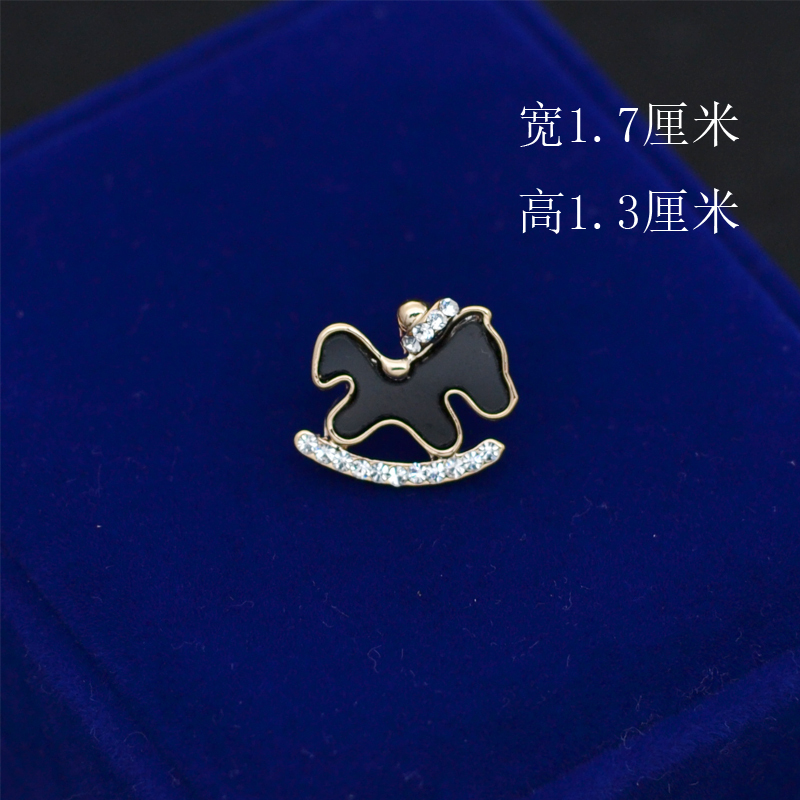 韩版个性简约胸针 男士西服领针衣领配饰 女衬衫音符小别针扣针送女朋友七夕情人节礼物