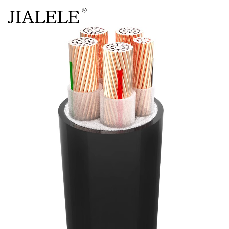 JIALELE 铜芯电缆 ZR-YJV22 4*120+1*70平方 额定电压0.6/1KV 米高清大图