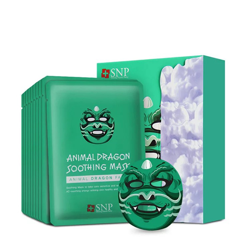 SNP(斯内普)龙形舒缓面膜25ml*10(补水保湿 男女士 动物面膜)品牌直供