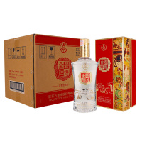 五粮液股份公司出品 金碧辉煌丝绸款 52度500ml 单瓶装 浓香型白酒