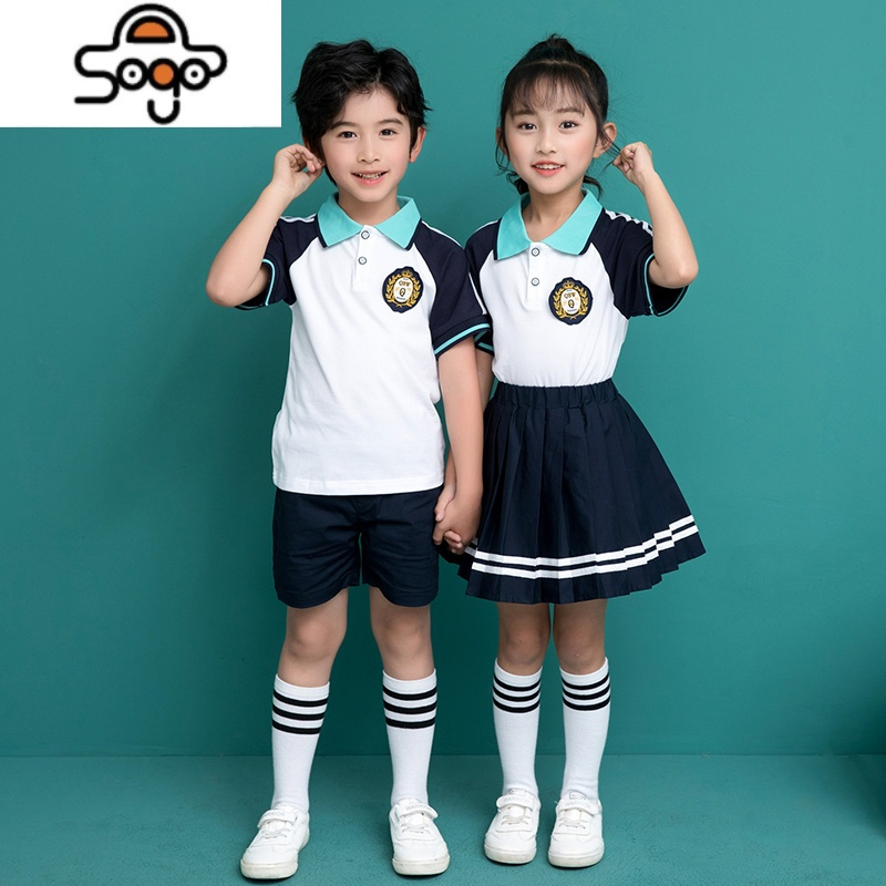小学生校服春秋季套装男女童英伦运动风一年级班服儿童开学服装 七色王国
