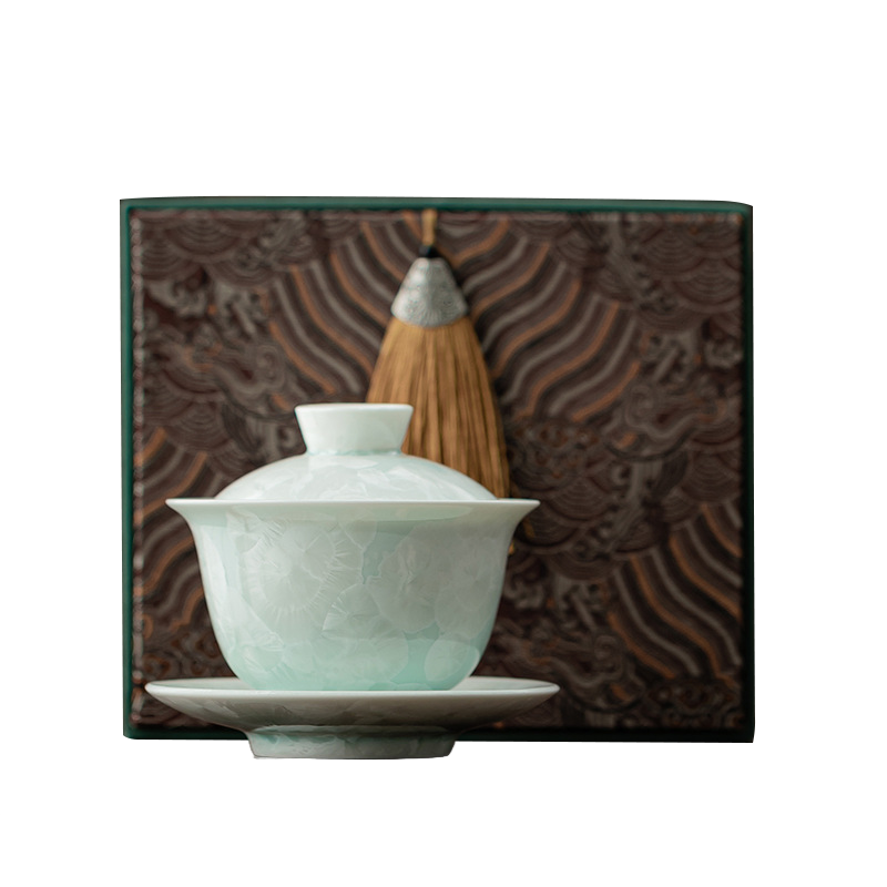 卫未来 盖碗功夫茶具 150ML 套高清大图