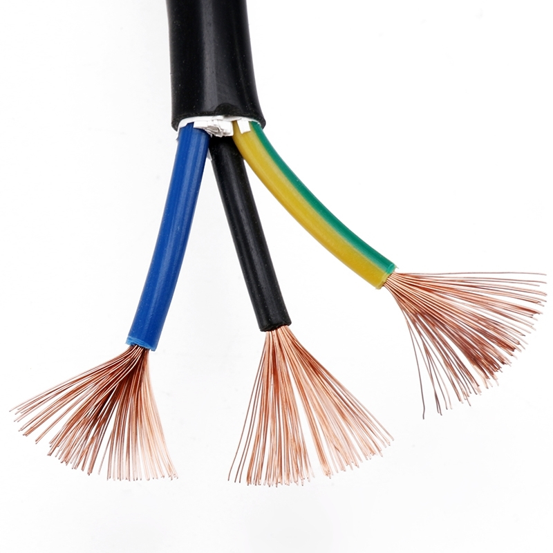 5电线护套线铜芯两芯黑白色软线10米电缆