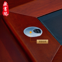 [藏书阁]办公家具现代简约会议桌实木贴皮会议桌长桌商务培训桌大会议桌