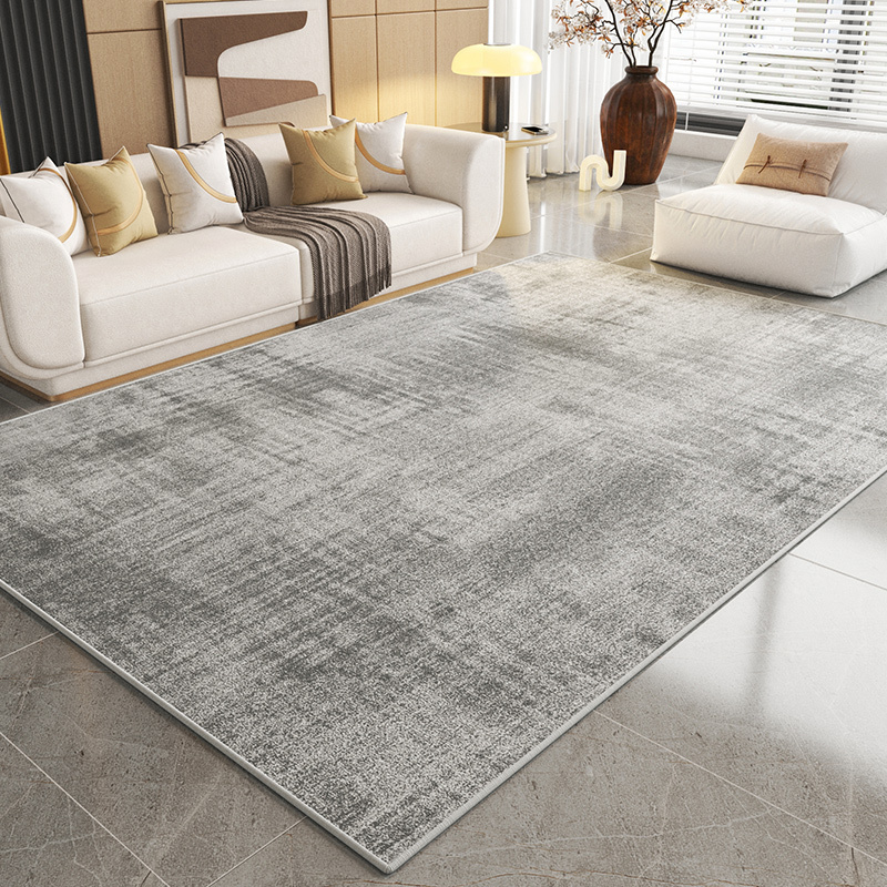 高级灰客厅地毯2024新款沙发茶几毯轻奢飘窗垫子房间卧室隔音地垫
