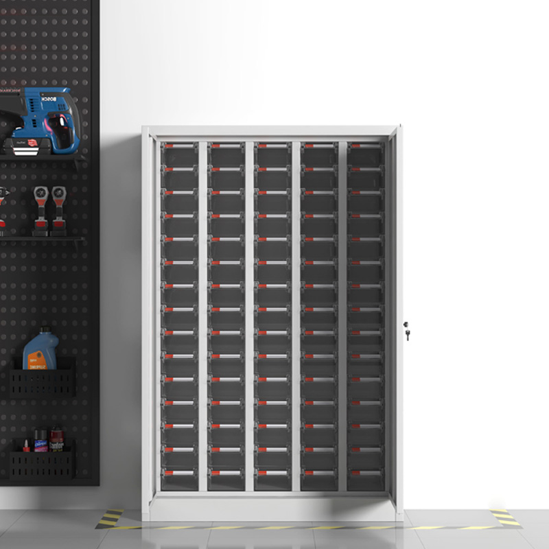 臻远 ZYLJG-W21 零件柜 75抽透明带门中号 811*280*1202高清大图