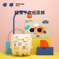 爽然(shinrea)屁屁好朋友超薄干爽纸尿裤/尿不湿 L87片 婴儿宝宝尿不湿