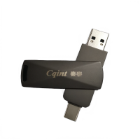 秦泰(Cqint) QTUA-02 USB-3.0 固态U盘 256GB 灰色(计价单位:个)