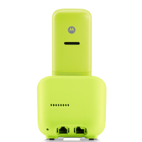 摩托罗拉(MOTOROLA) T301C数字无绳电话机 无线座机 单机 大屏幕白色背光 清晰免提 办公家用 (柠檬色)