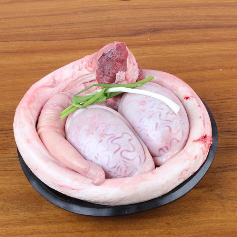 赛卡伊 [顺丰 保密发货]牛肉清真新鲜牛鞭整只全套牛三宝特大男用牛蛋