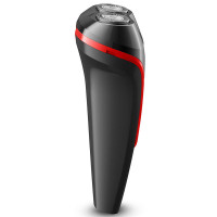 飞利浦（PHILIPS）剃须刀 S110 充电式电动刮胡刀 原装进口刀头 浮动刀头自动研磨 亚细亚红和黑色