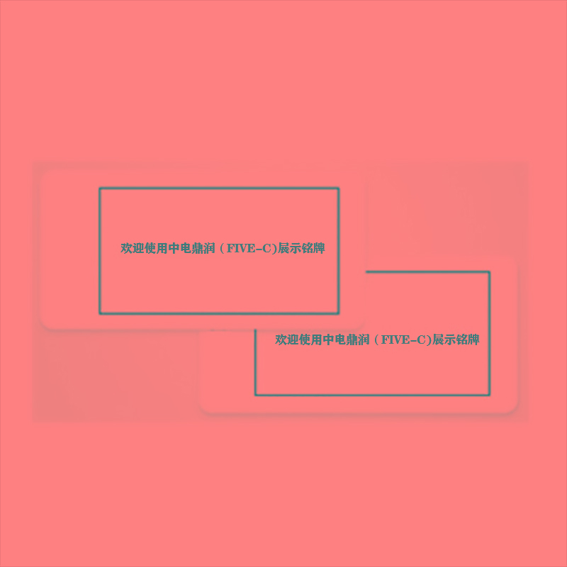 中电鼎润 FC-2000D 30mm*60mm 展示铭牌 1.00 盒/个 (计价单位:个) 白高清大图