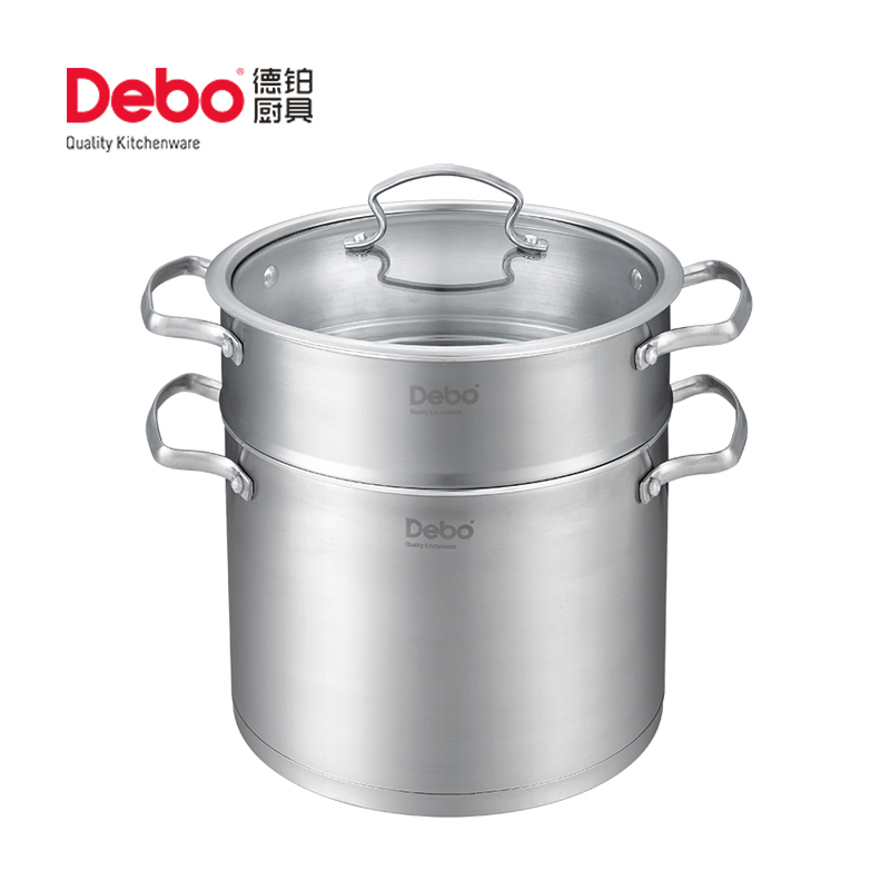 德铂(Debo)厨具哈根堡DEP-208不锈钢加厚复合底蒸锅