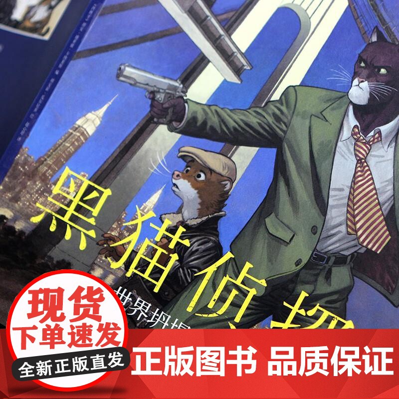 黑猫侦探6世界坍塌上 胡安迪亚兹卡纳莱斯湖南美术出版社高清大图