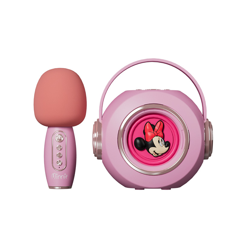 新款K歌智能蓝牙音响AI语音插卡无线麦克风音箱创意礼品