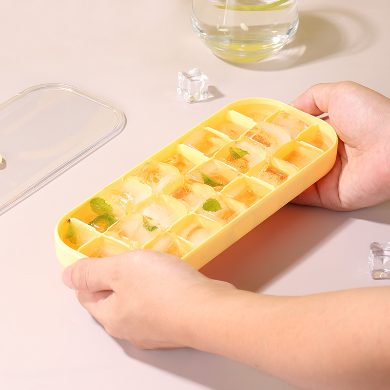 拜杰冰块模具带盖硅胶冰格食品级冰块冰盒制冰块冰棍模具器冰格硅胶24格