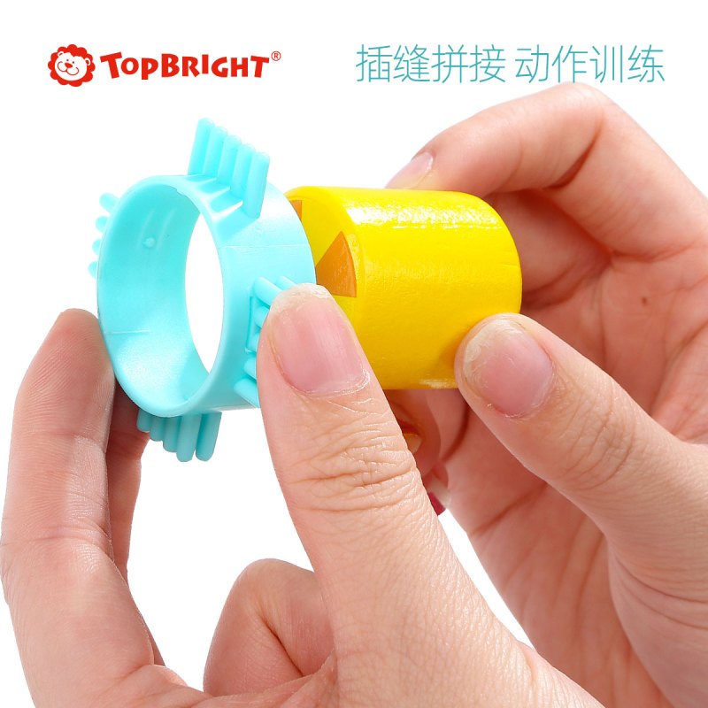 特宝儿(topbright)鬃毛积木儿童玩具积木 木制100-200块实木宝宝积木玩具男孩女孩2周岁以上 120347