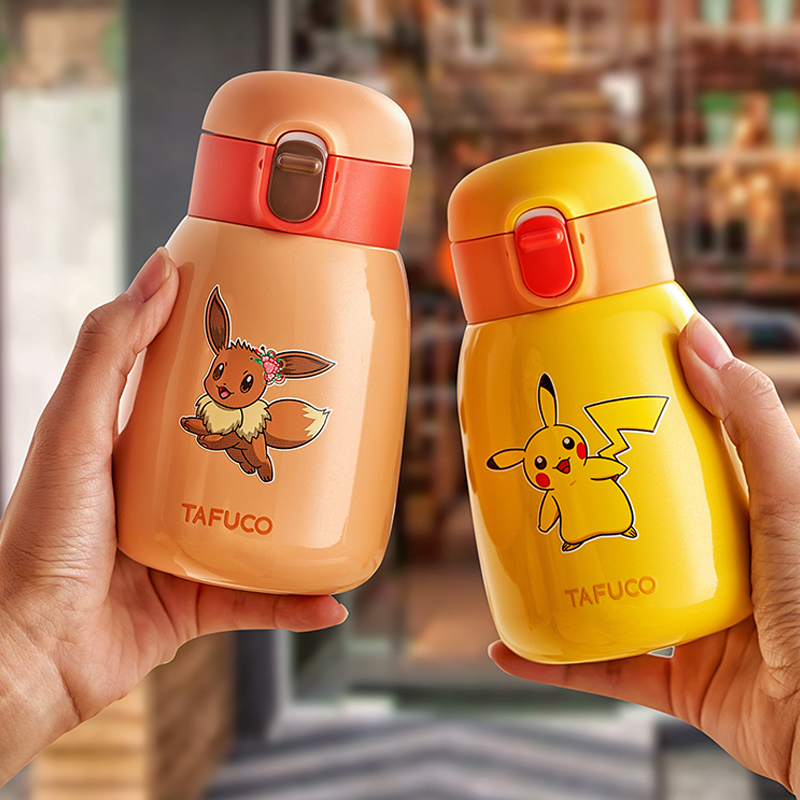 宝可梦联名保温杯 伊布红