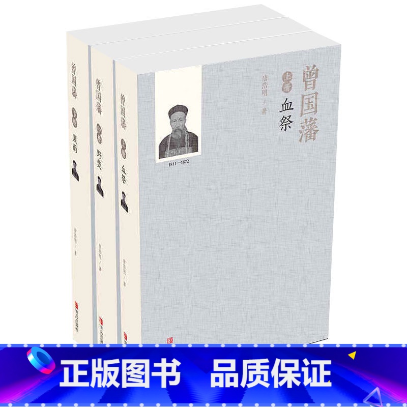 【正版】血祭+野焚+黑雨 曾国藩全集上中下全册唐浩明版 逐句修订本全三册曾国潘家书家训名人传记 六戒冰鉴