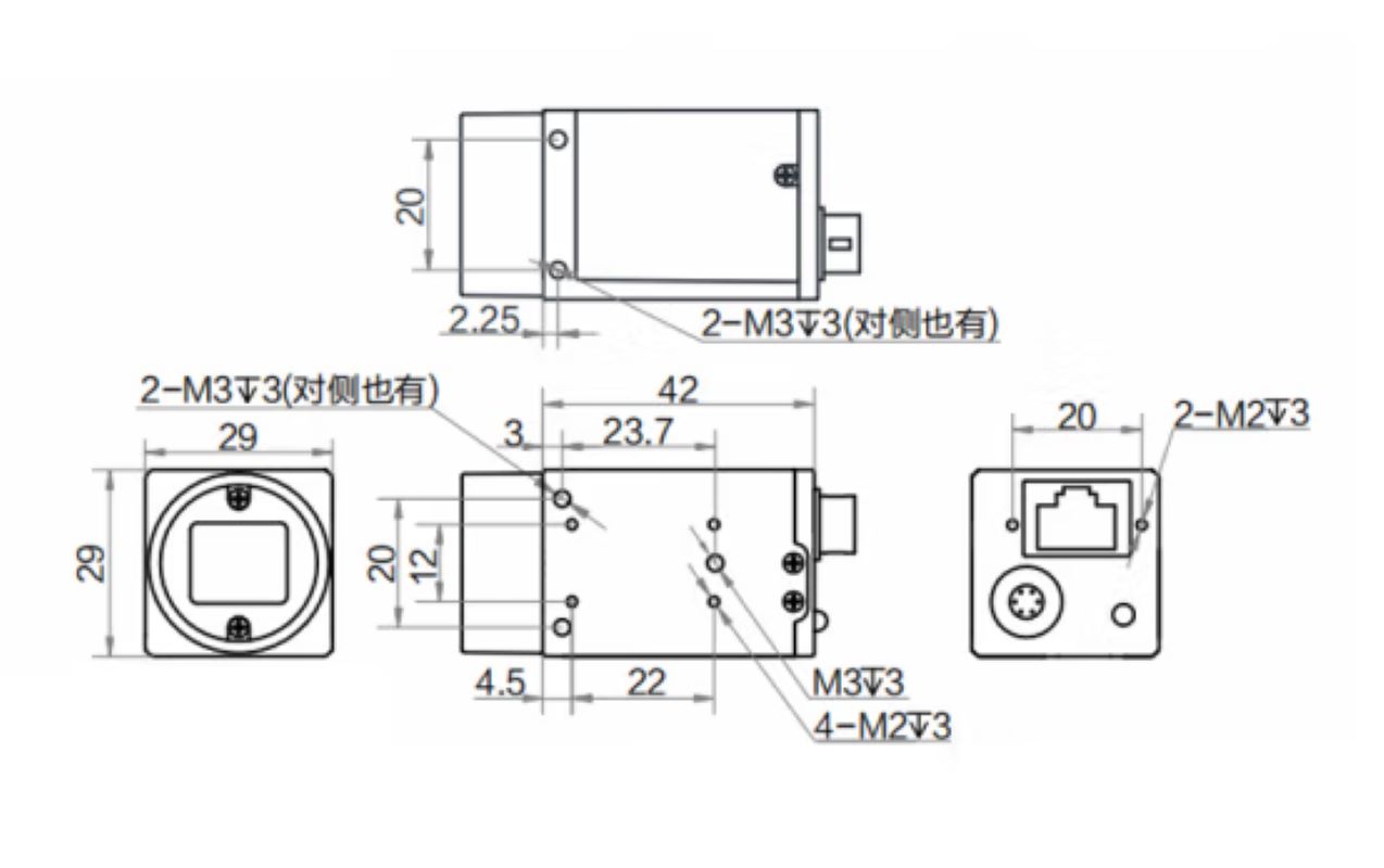 2D彩色卷帘工业相机-MV-CS200-10GC高清大图