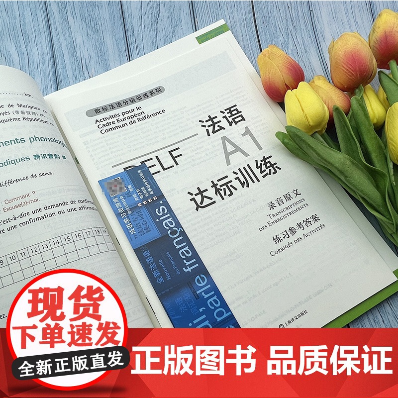 DELF法语A1达标训练 欧标法语分级训练系列赴法考试用书法语听力真题 法国文化 欧洲语言学习统一标准设计口语笔语 上海高清大图