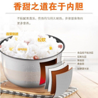 纳丽雅(Naliya)电饭煲家用不粘锅2L3L4L5L学生宿舍 电饭锅 金色豪华煲 6升1000瓦[2-9人]带赠品