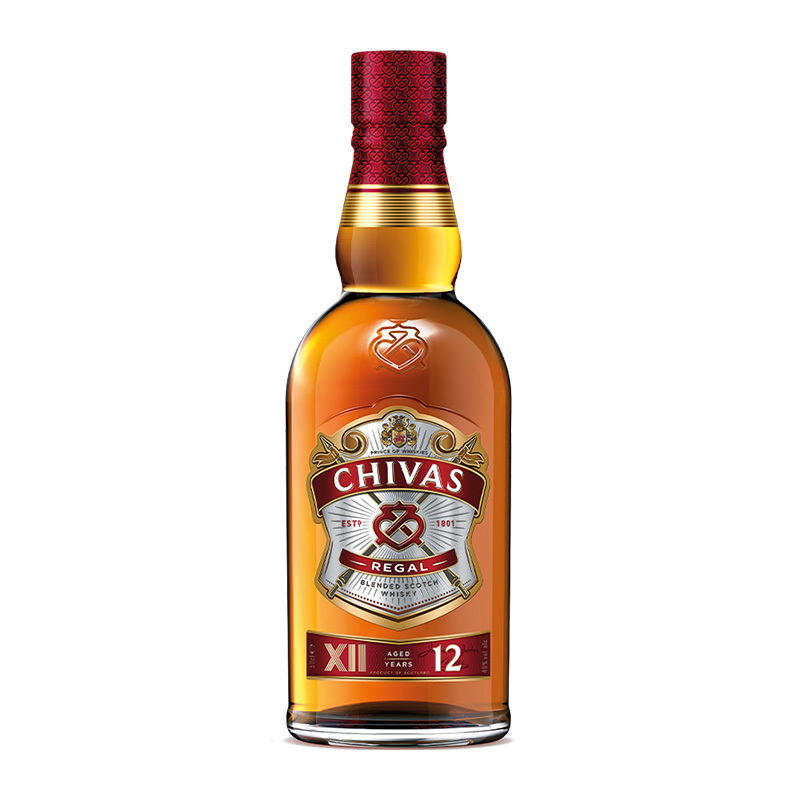 Chivas芝华士 12年 500ml 苏格兰威士忌 进口洋酒 官方授权 正品行货
