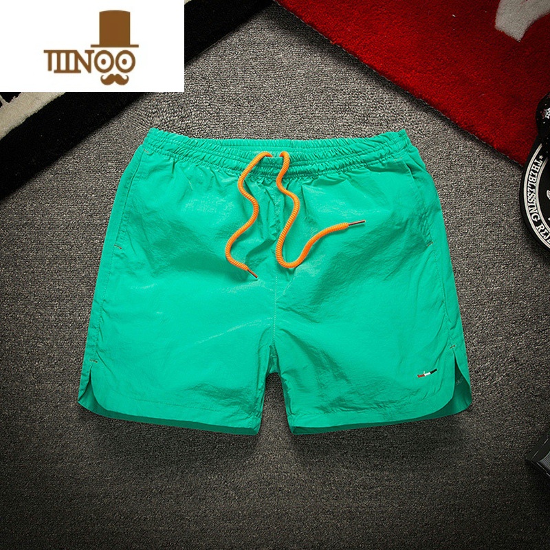 YANXU短裤男夏薄运动裤潮大码透气休闲工装中裤外穿宽松沙滩三分裤开叉休闲裤高清大图