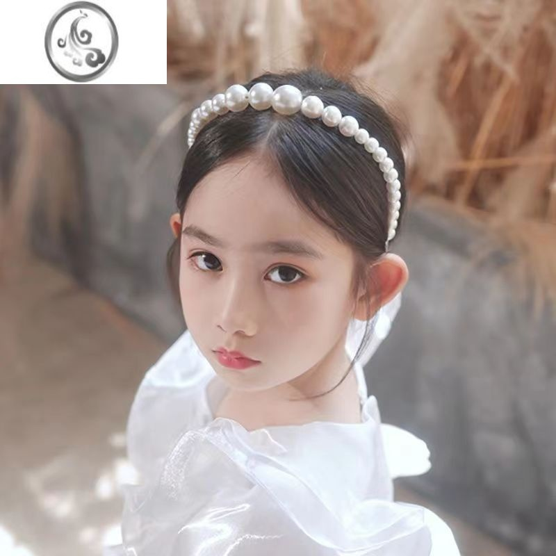 jimi珍珠发箍网红2023压发新款头箍超仙少女发饰气质简约发卡复古头饰