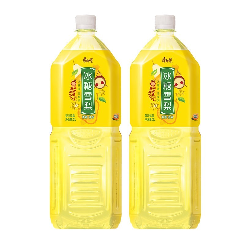 康师傅冰糖雪梨2l6瓶饮料整箱装