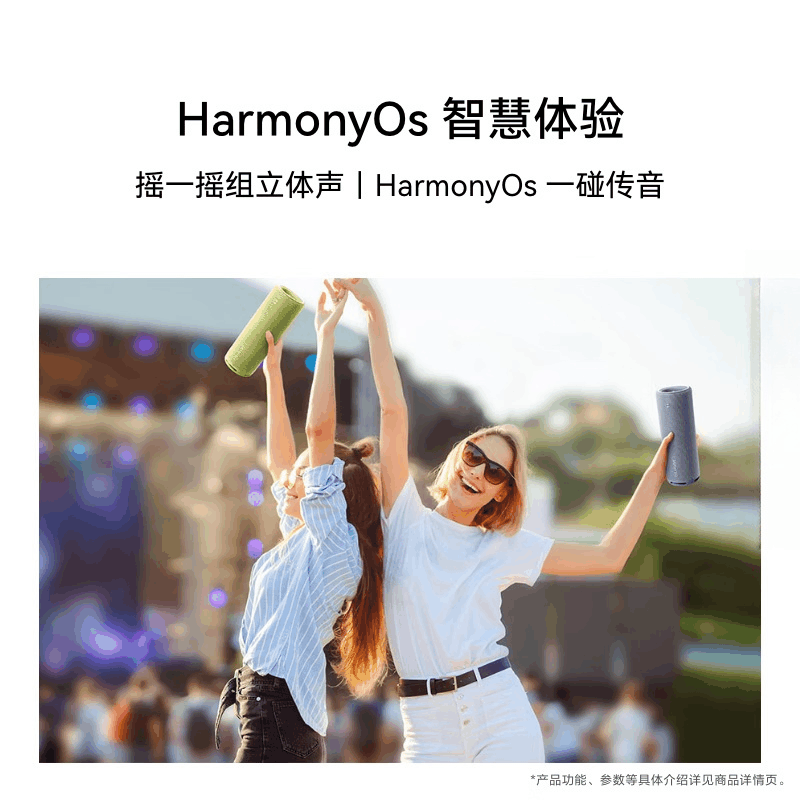 华为(HUAWEI) Sound Joy 2 向新绿 智能版便携式音箱电脑音响长续航户外音箱图片