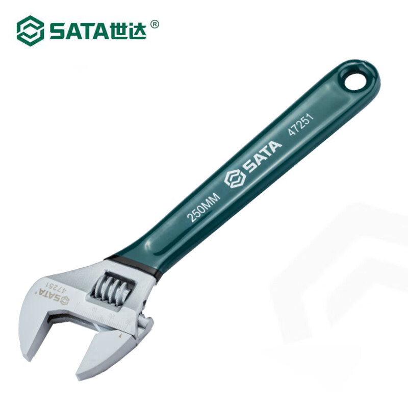 世达(SATA)47255 沾塑欧式活动扳手24“