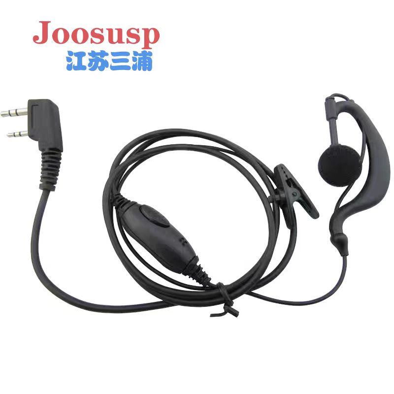JOOSUSP三浦对讲机耳机M头耳挂式(可选K头)经济款 条高清大图