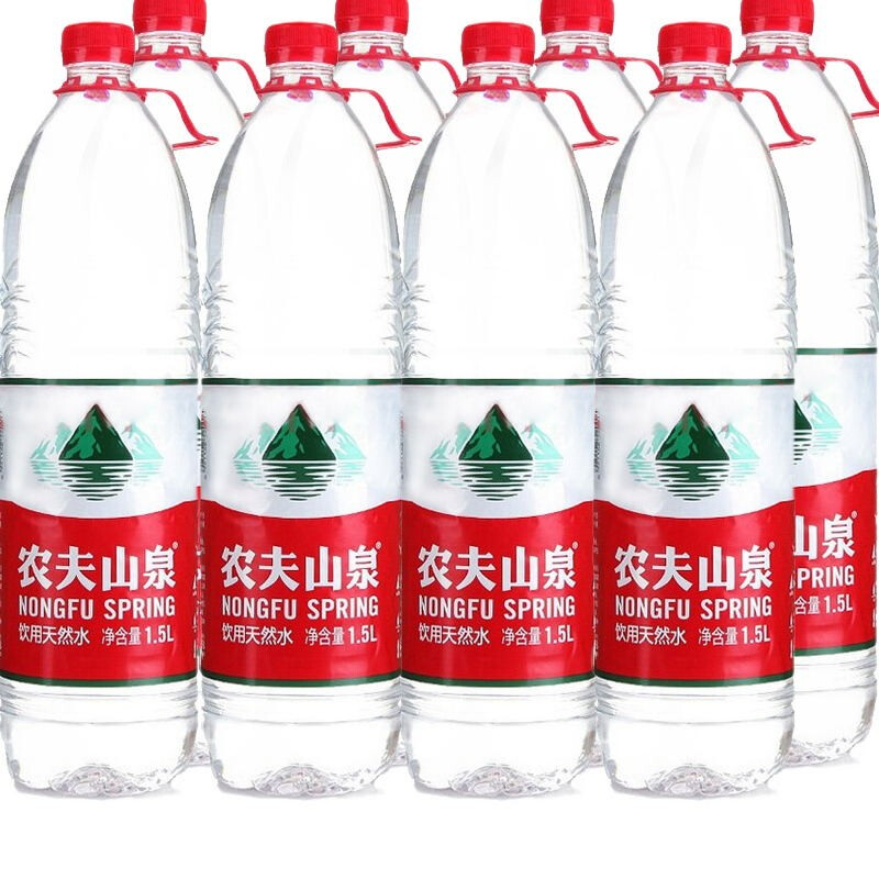 农夫山泉1.5L*12瓶塑封膜纯净水