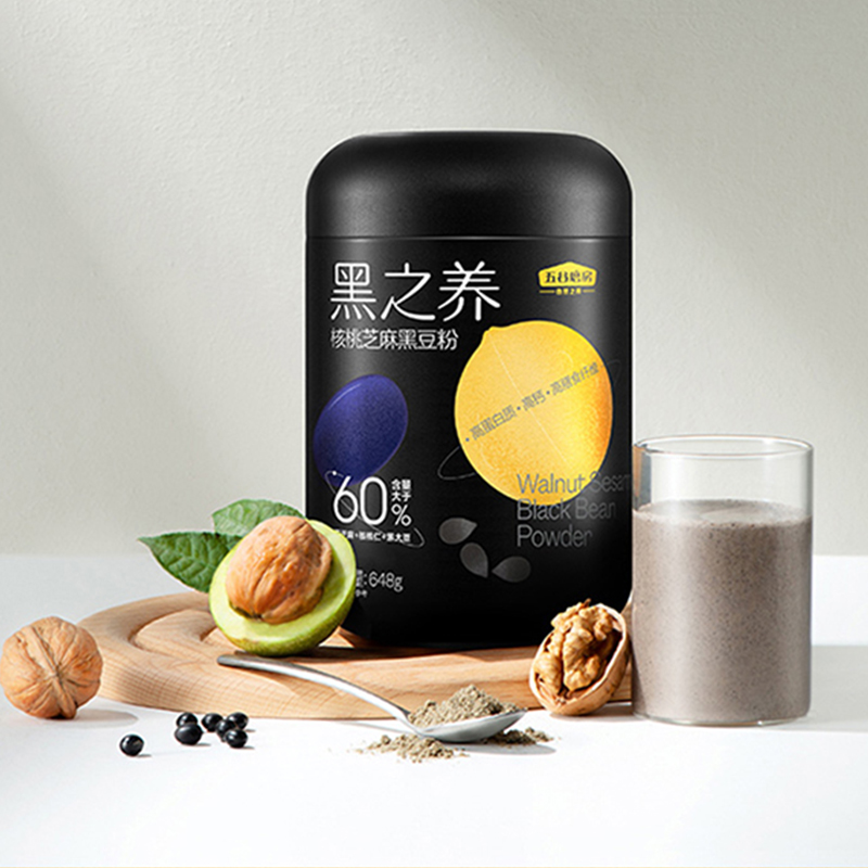 五谷磨房 黑之养 核桃芝麻黑豆粉648g高清大图