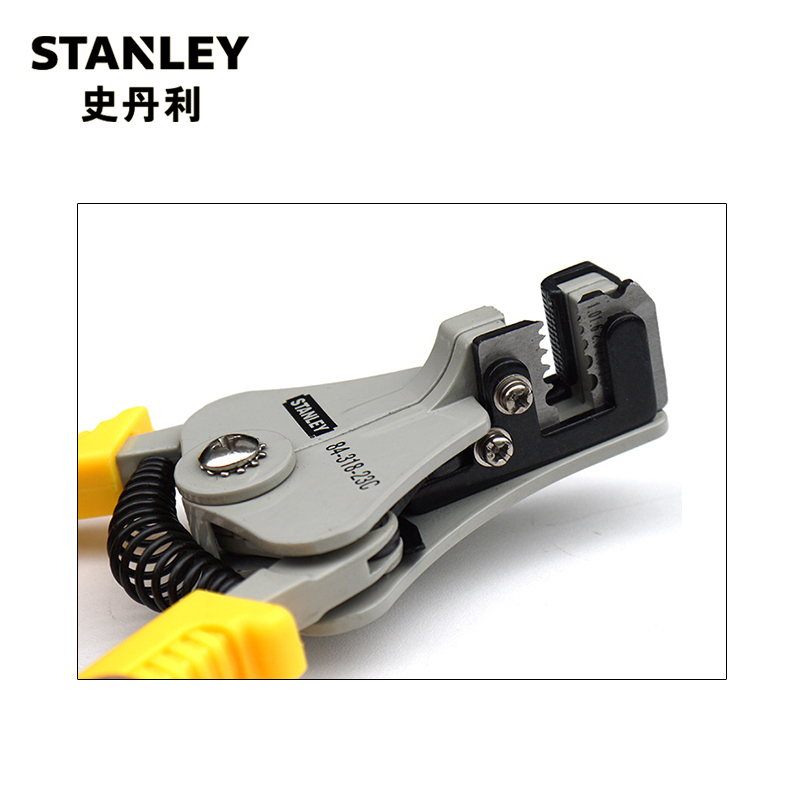 史丹利电子电工工具剥线钳84-318-23C自动剥线钳1-3.2mm