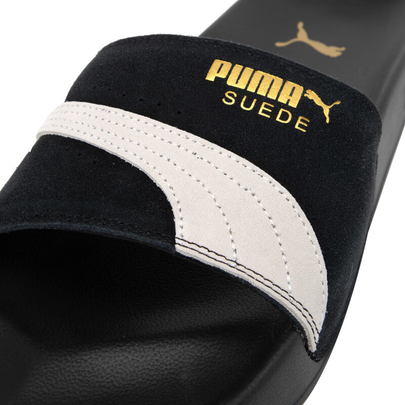 彪马(PUMA)一字拖男鞋女鞋 2023夏季新款时尚魔术贴潮流外穿情侣防滑拖鞋 389117-01