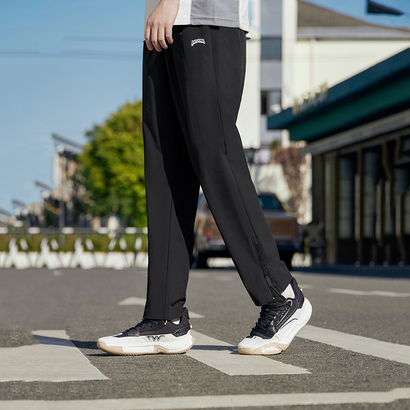 361°运动长裤男薄款直筒篮球训练裤冰丝速干裤宽松休闲裤男裤高清大图