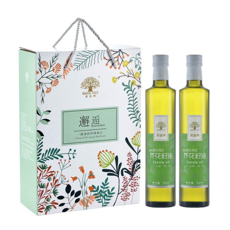 黄金树 芥花籽油双支礼盒 500ml*2